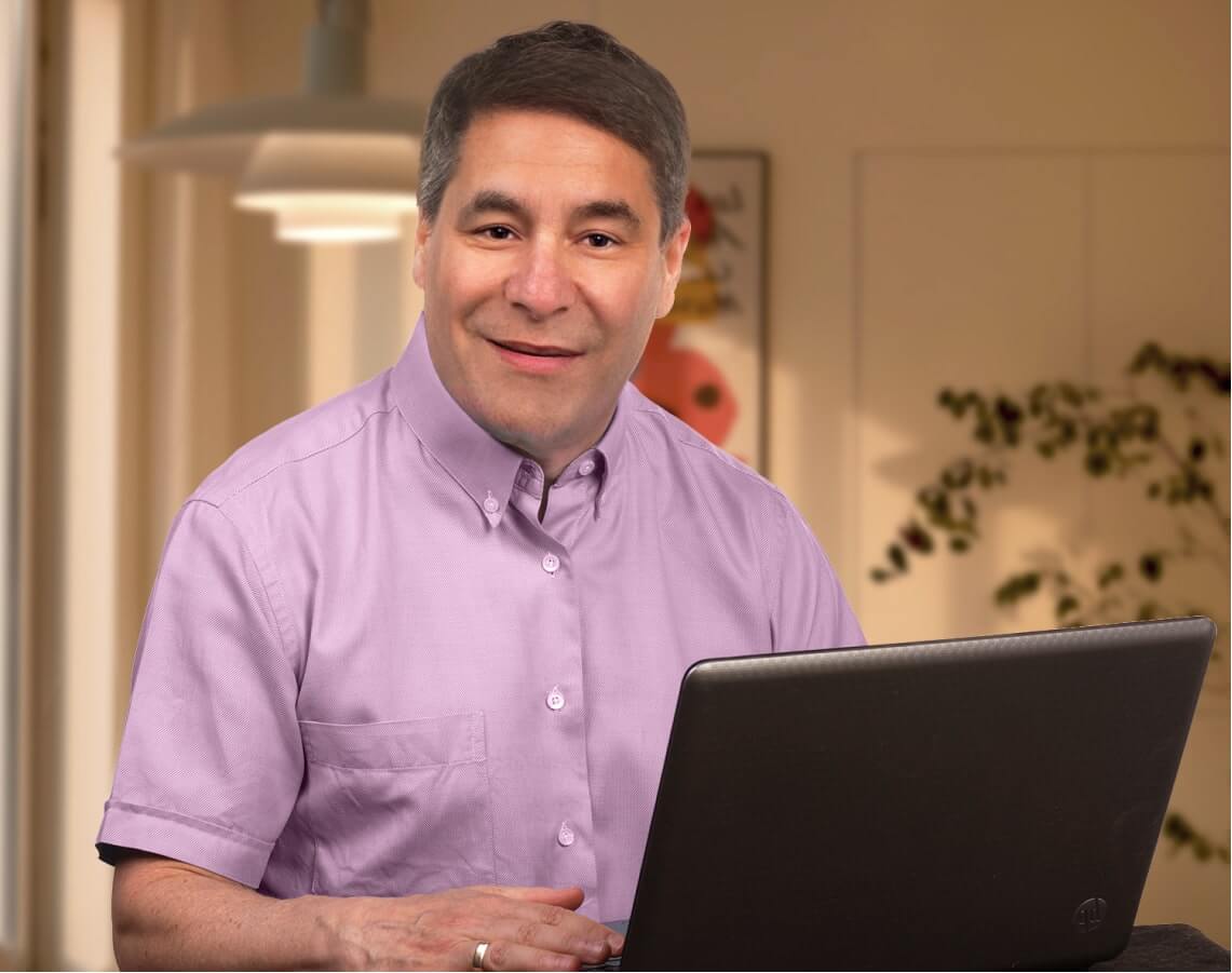 Sheldon smiling to the camera